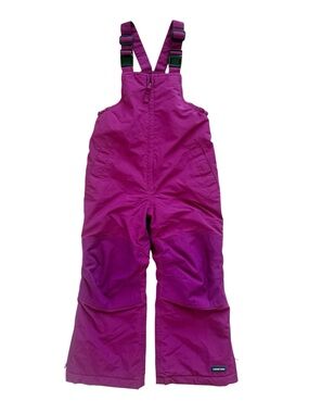 Lands’ End Grow-A-Longs Snow Bib Pink Size 4